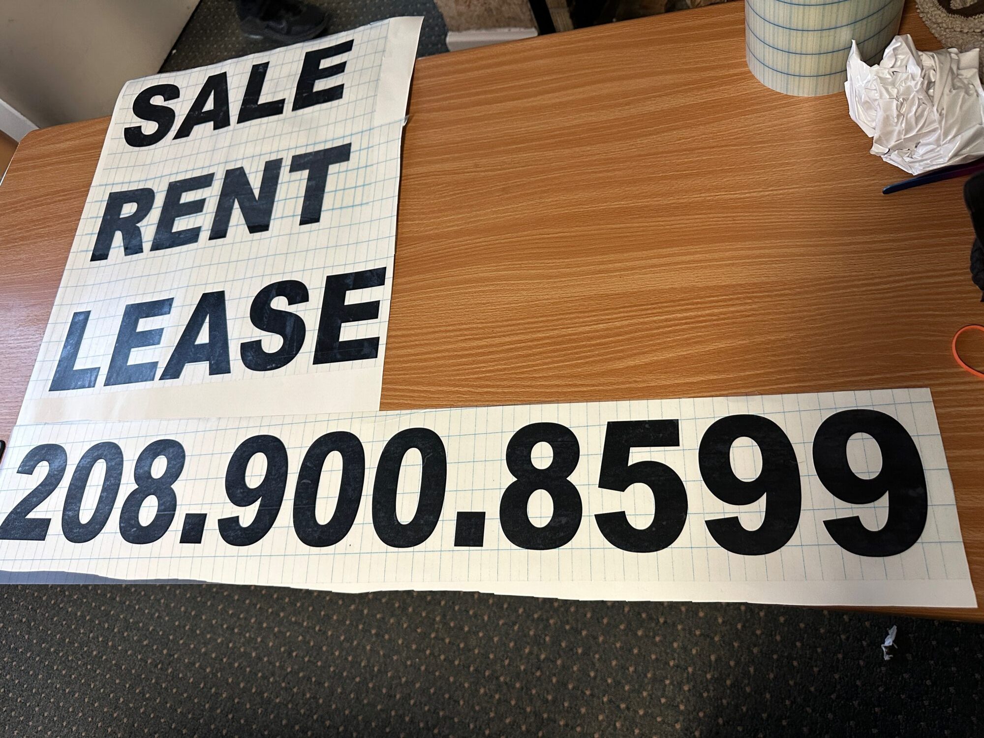 Custom business decals for windows and walls