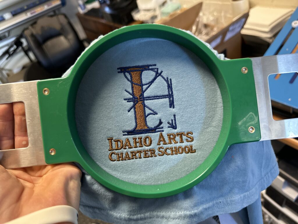 Custom school uniform embroidery at The Print Plug