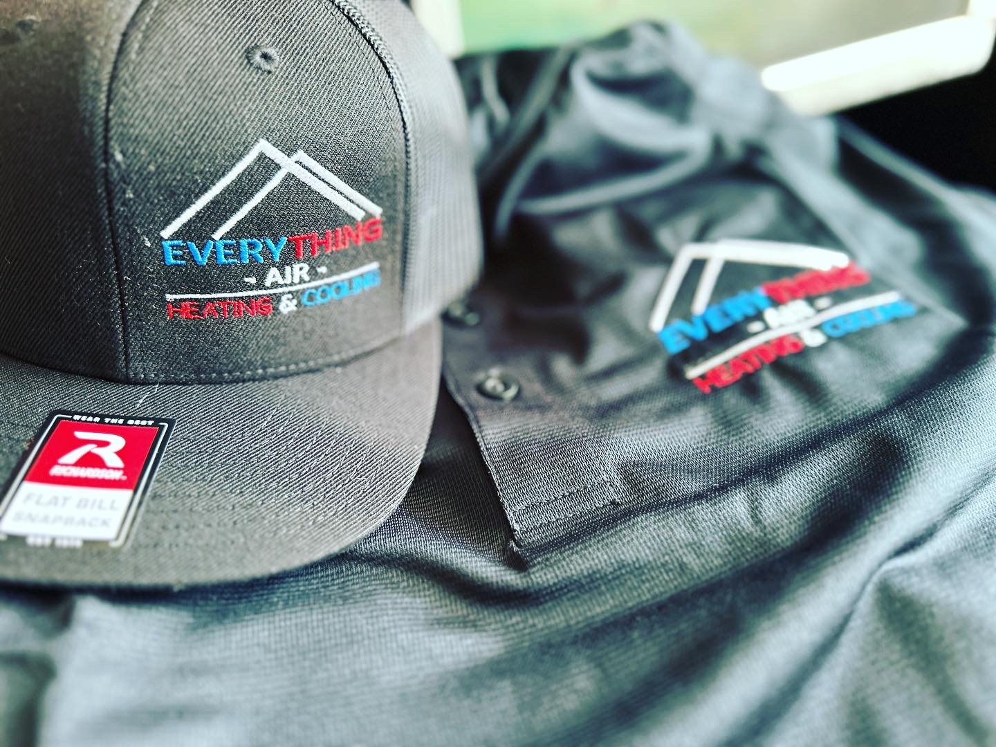 Customized embroidered hats and polos in Nampa