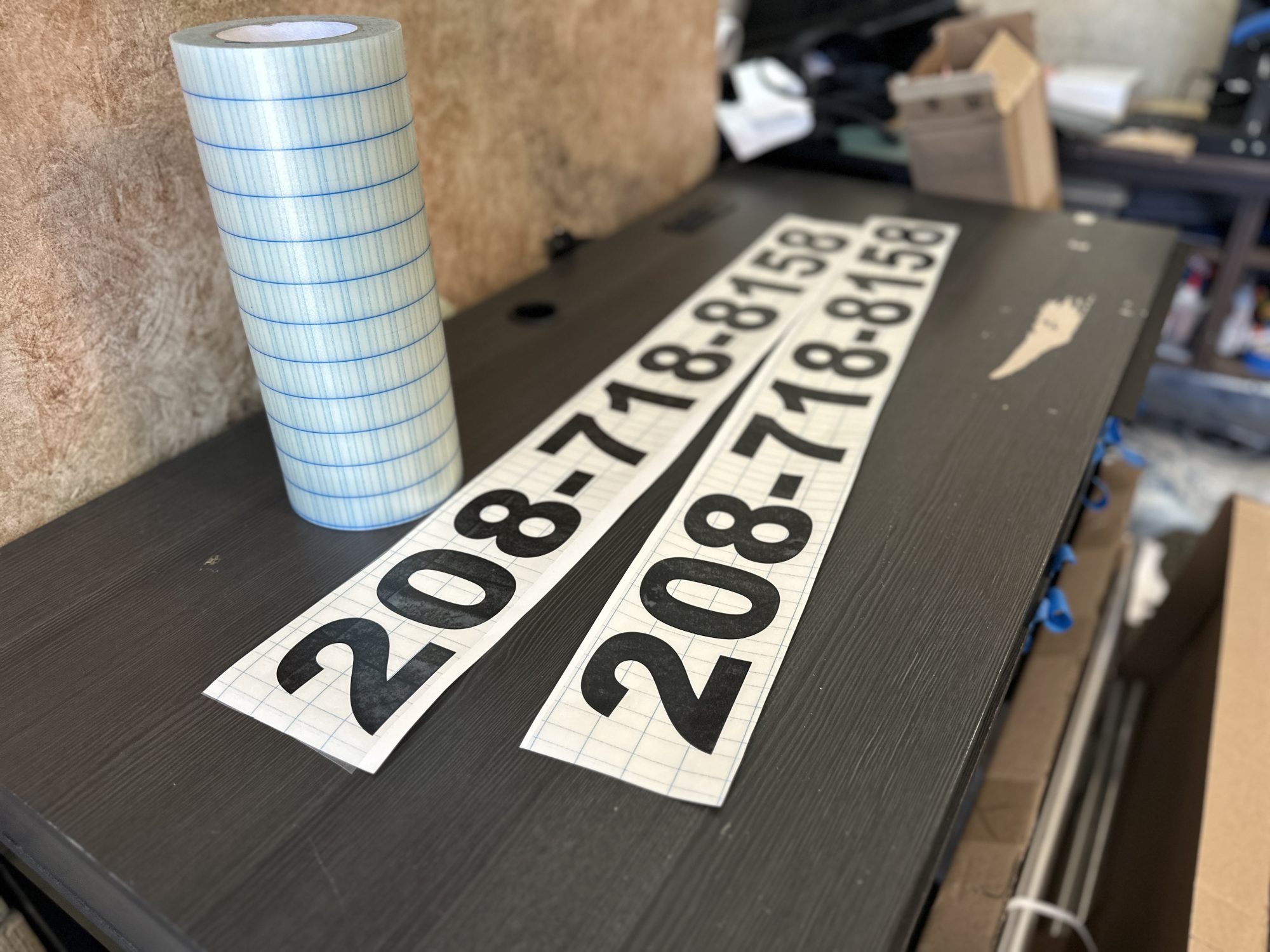 Custom window decals and stickers in Nampa