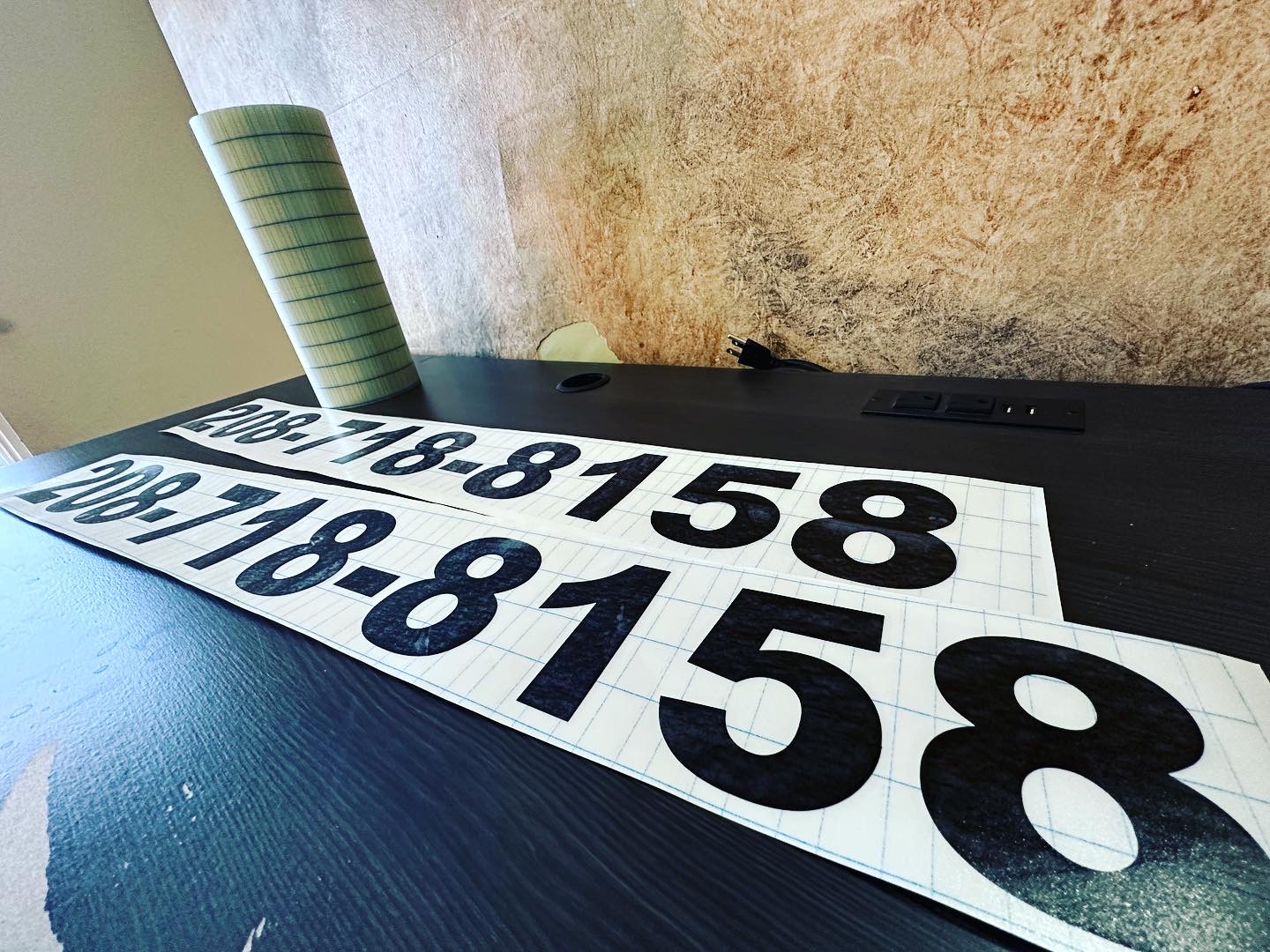 Custom vehicle decals for automotive printed in Nampa