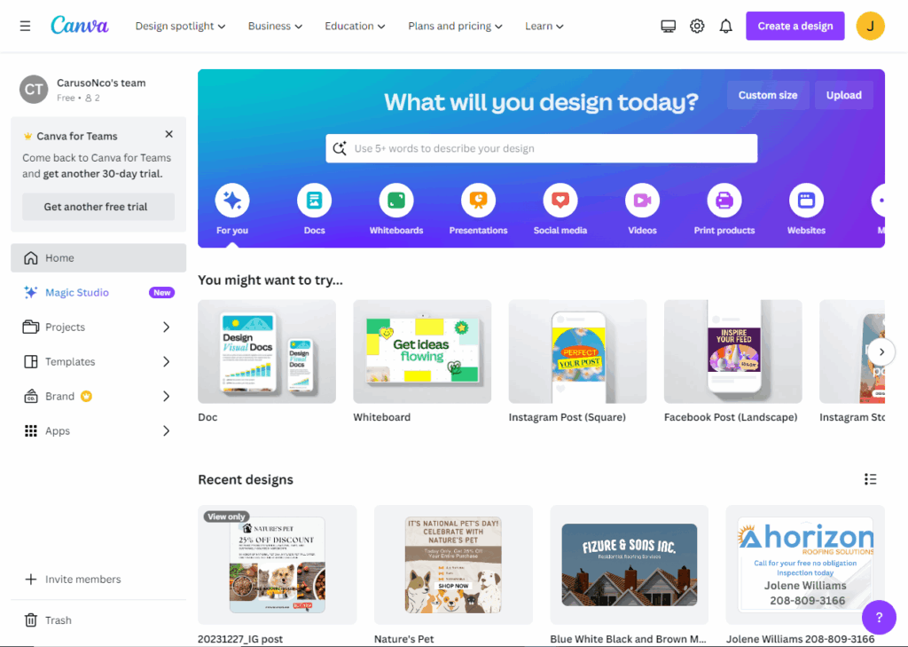 Canva for T-Shirt Design