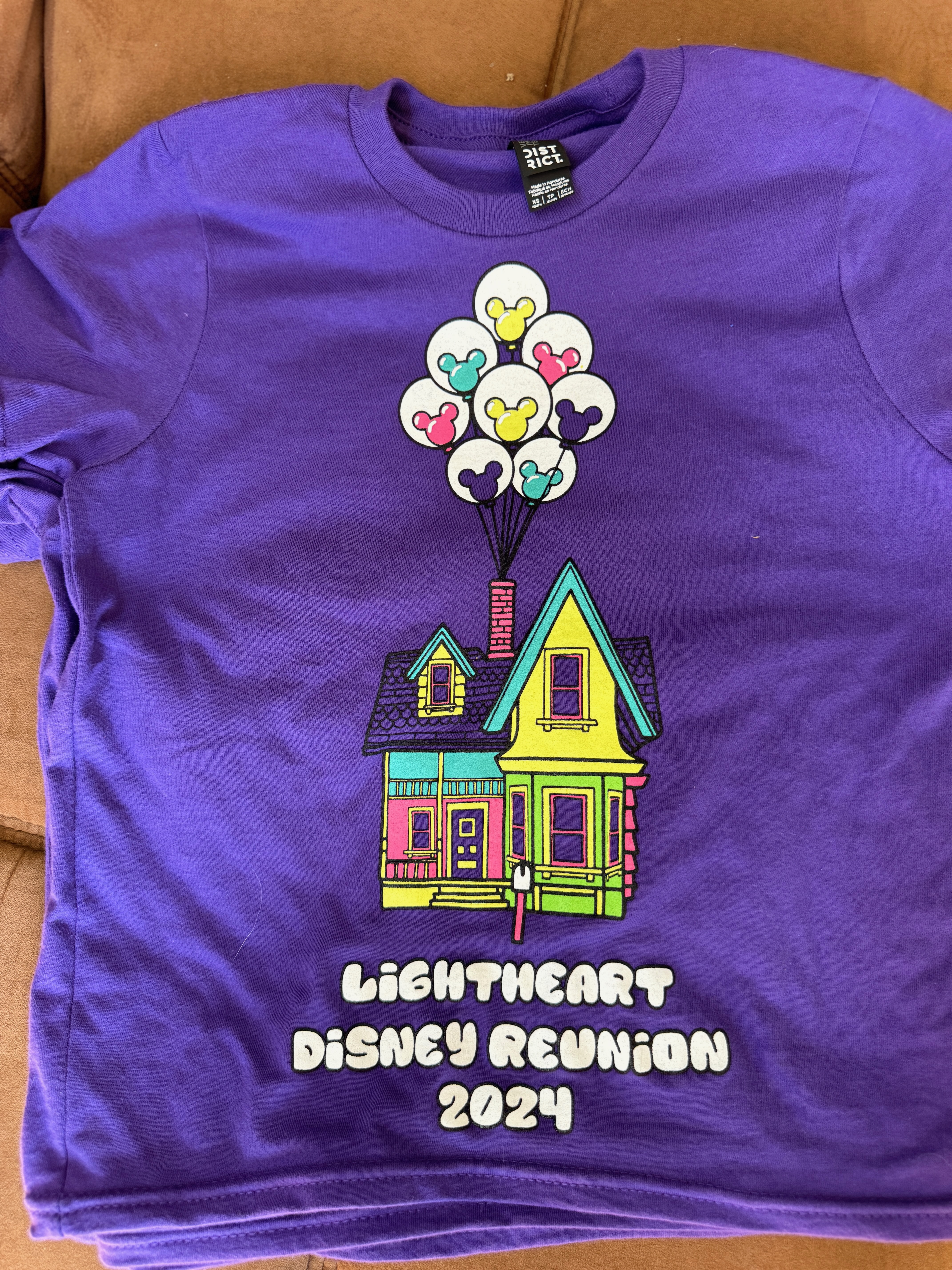 Custom t-shirts with bright personalized screen printed design for a family reunion near Boise