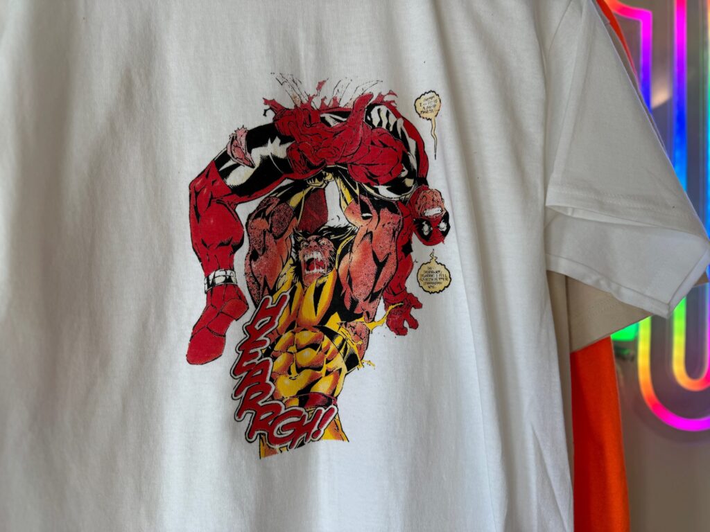 Custom graphic tee with screen printed design in Nampa