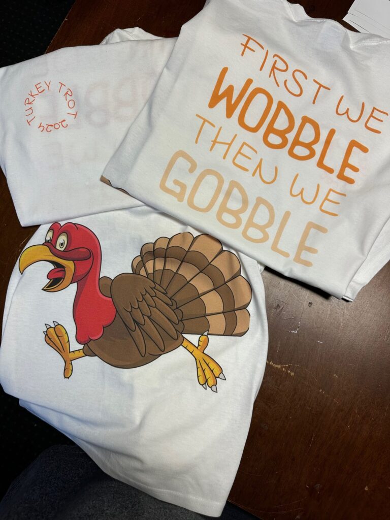 Custom graphic tee with DTG printing for holiday celebration in Nampa, Idaho