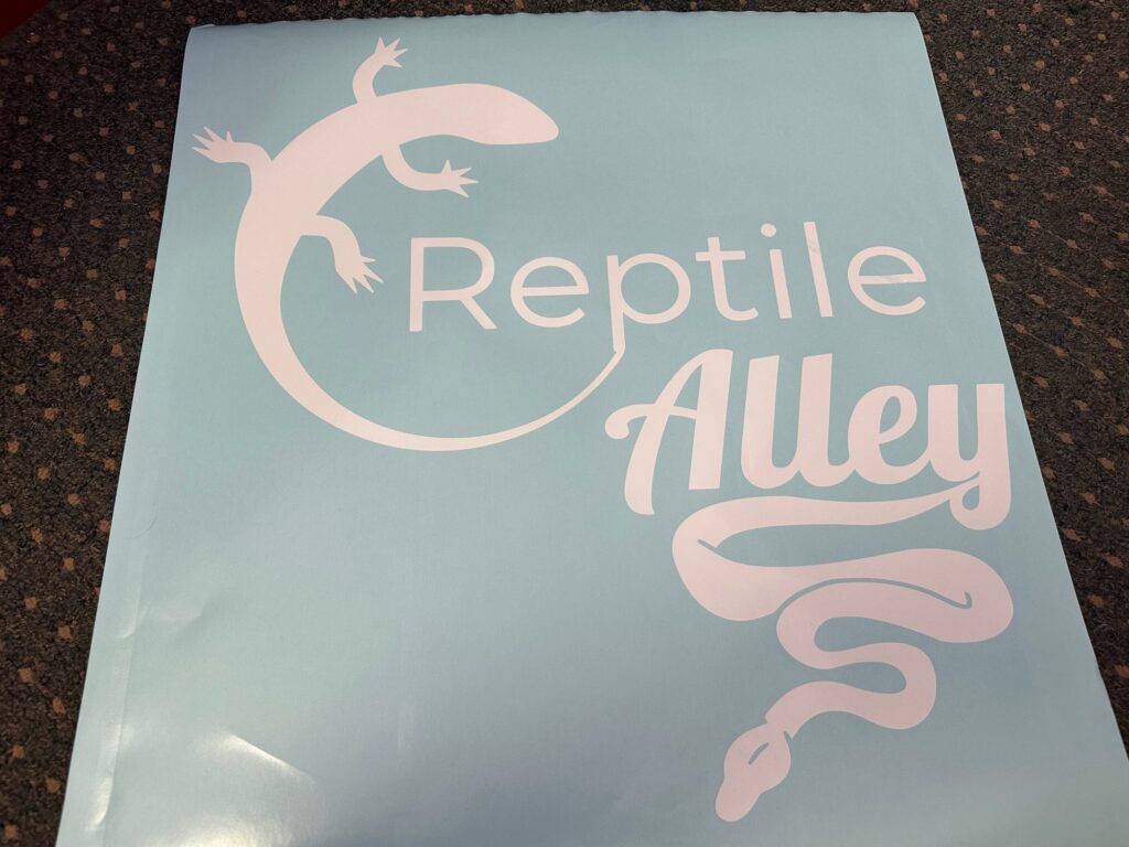 Custom window decal for local business near Nampa