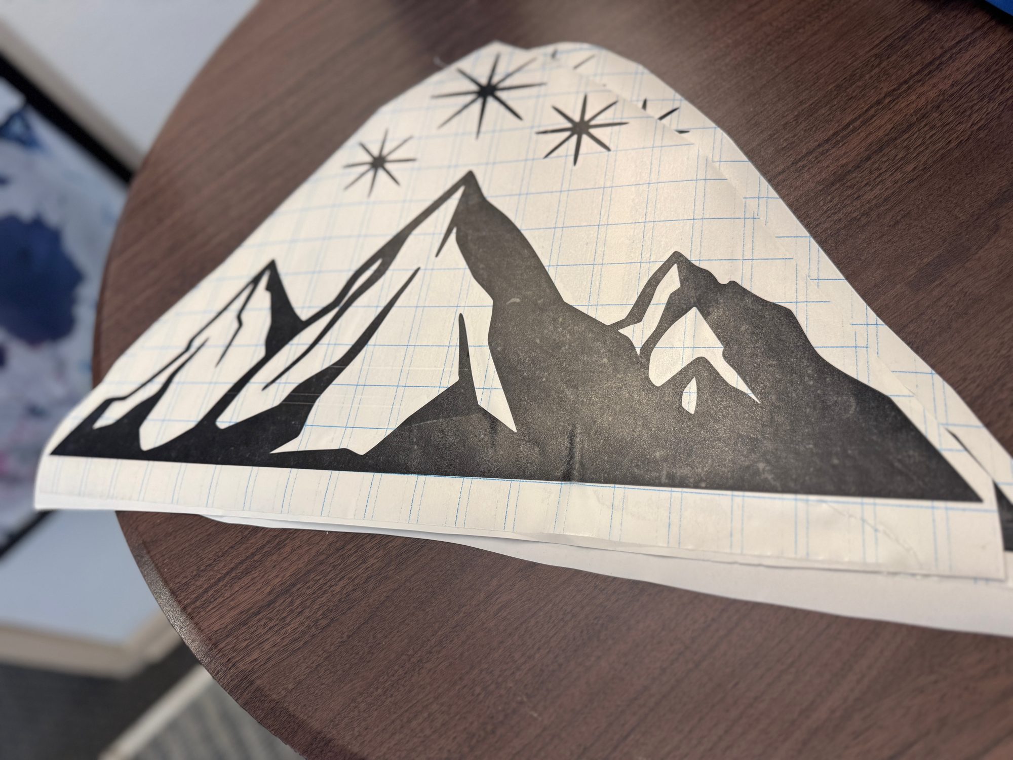 Custom printed wall decals at The Print Plug in Nampa