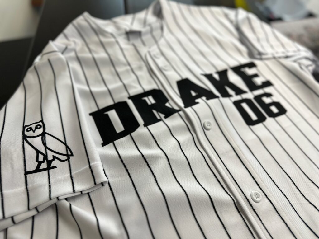 Custom HTV print on a one-of-a-kind jersey at The Print Plug in Nampa