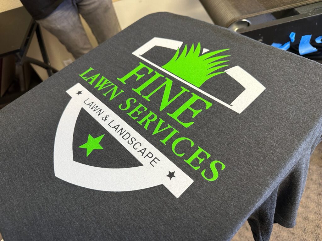 Custom t-shirt printed at The Print Plug screen printing shop in Nampa