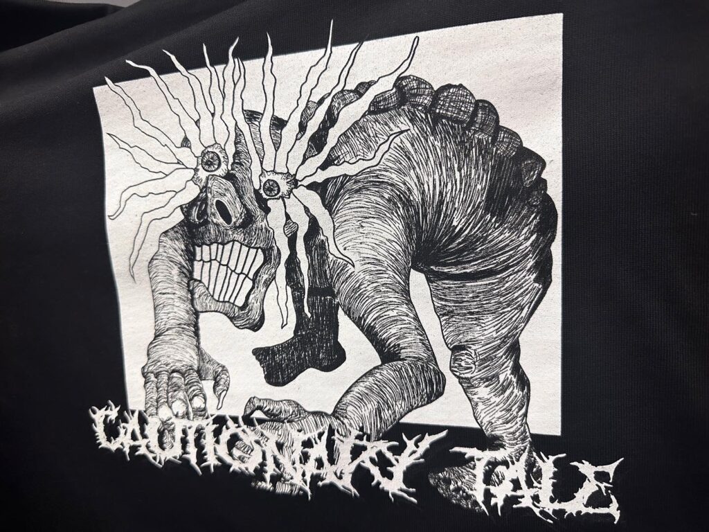 Screen printed shirts with gradient for a local brand in Boise, Idaho