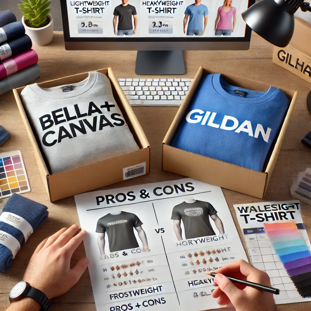 Comparing brands for bulk custom t-shirts