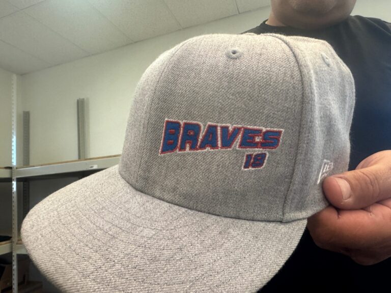 Custom embroidered school sport hat