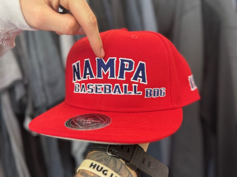 Custom made school sport baseball cap