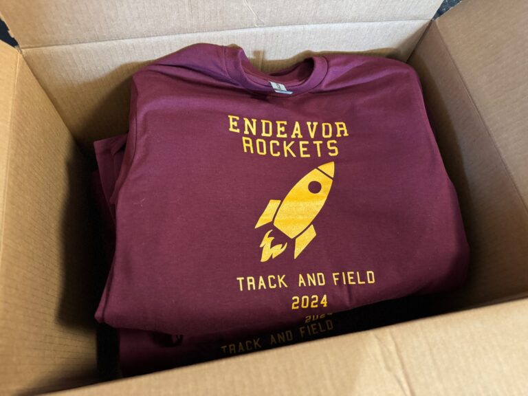 Customized shirts for a local school