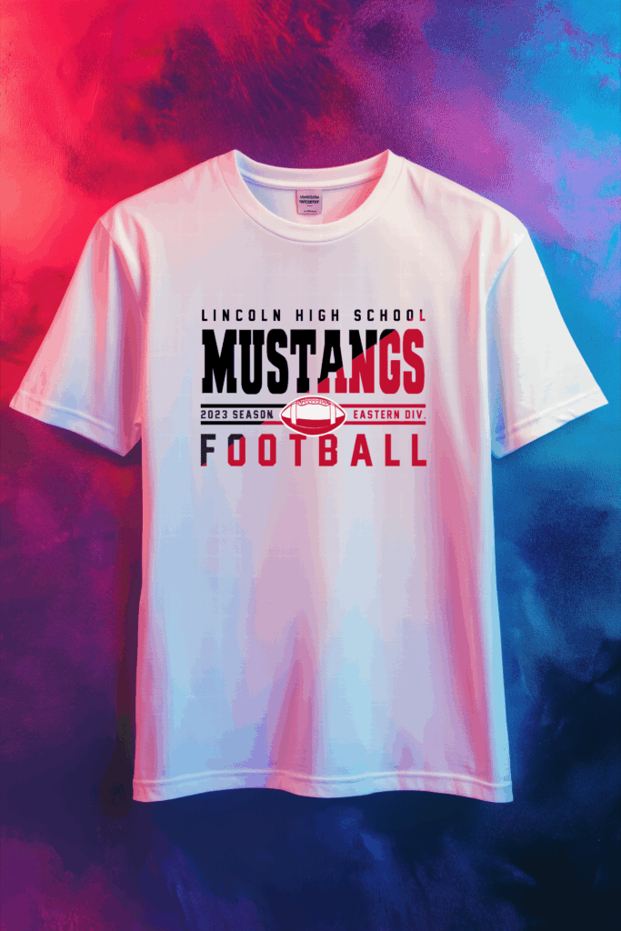 Customized School Athletic T-Shirt