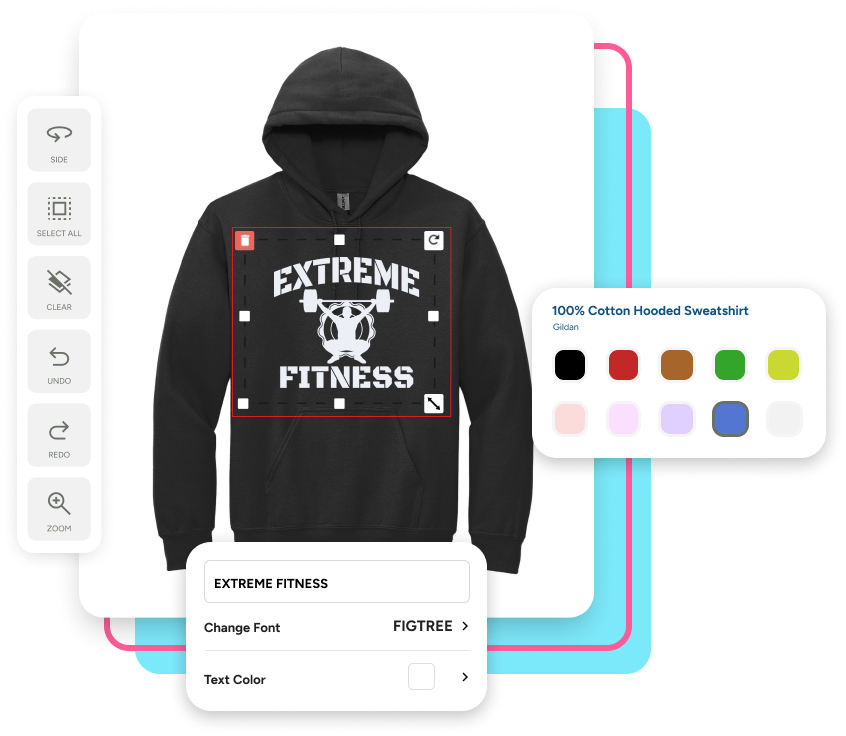Online Custom T-Shirt Design Tool