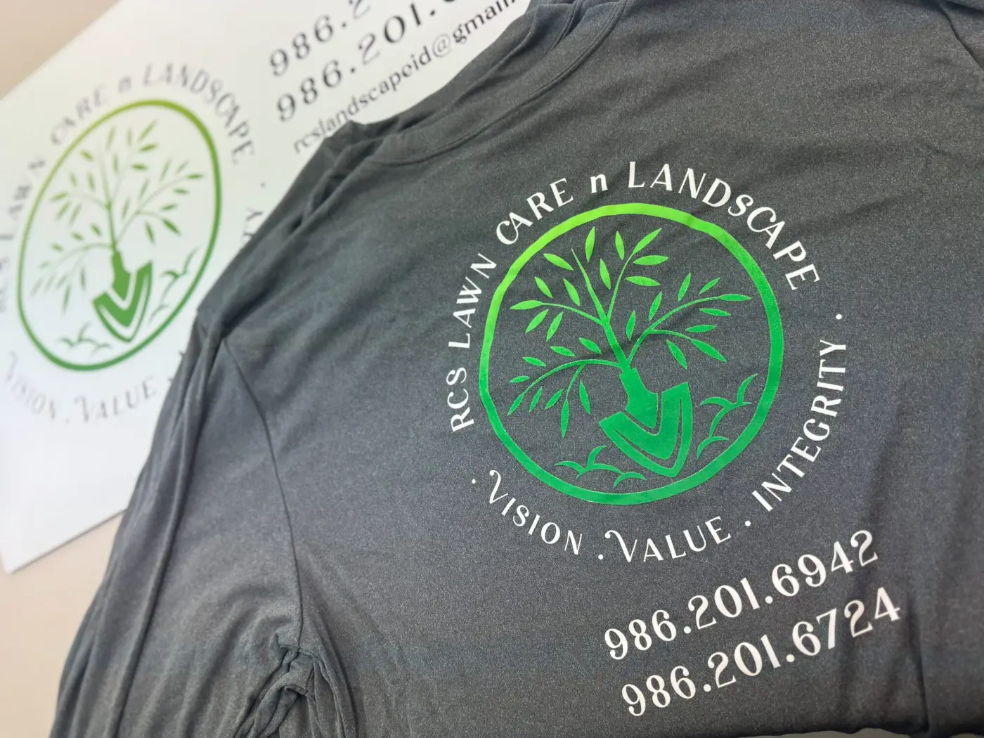 Custom Screen Printed Gradient Shirt