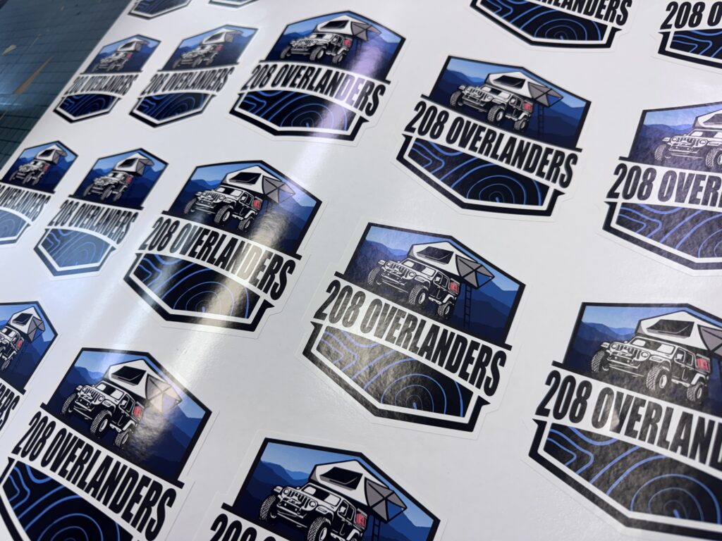 Custom sticker gang sheet in Nampa Idaho