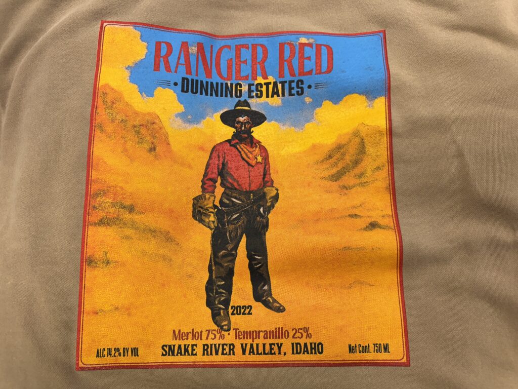 A gradient screen print from The Print Plug in Nampa