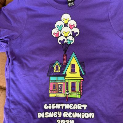 Custom t-shirts with bright personalized screen printed design for a family reunion near Boise