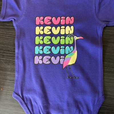 Custom t-shirts screen printed with bright colors for family reunion