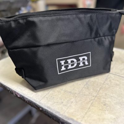 Custom screen printed hand bag for a local dance school near Boise