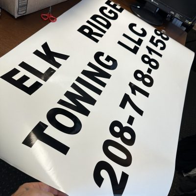 Auto car decals made at The Print Plug in Nampa