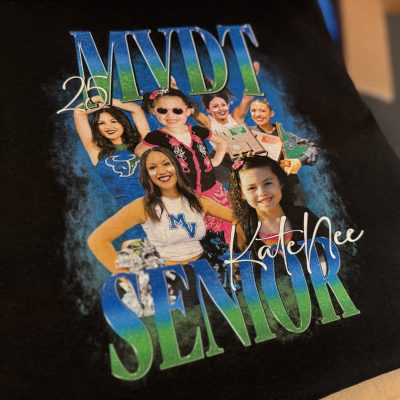 Bright custom graphic tee with DTG printing for a unique graduation gift in Nampa
