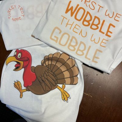 Custom graphic tee with DTG printing for holiday celebration in Nampa, Idaho