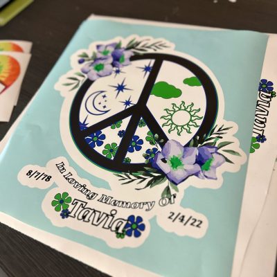 Custom die-cut stickers with no minimum orders at The Print Plug