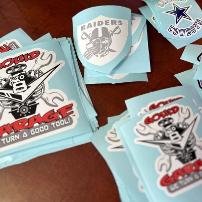 Various custom stickers at The Print Plug in Nampa