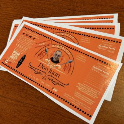 Custom business stickers at The Print Plug in Nampa