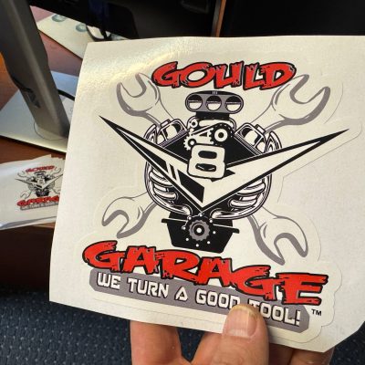 Custom die-cut vinyl sticker with no minimums at The Print Plug