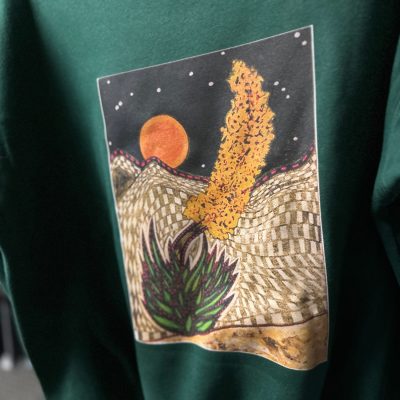 Custom HTV print on a long sleeve shirt at The Print Plug in Nampa