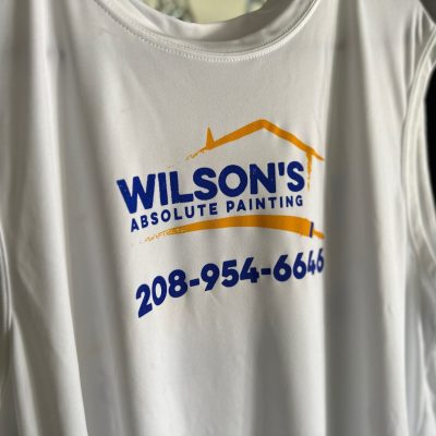 DTF transfer on a custom t-shirt at The Print Plug