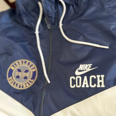 Custom embroidered jackets for high school sports team near Nampa
