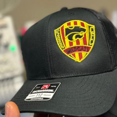 Custom embroidered hat for local sports team near Nampa by The Print Plug