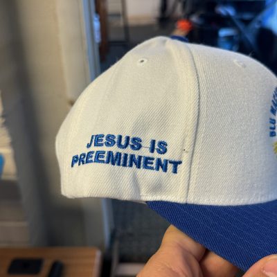 Custom embroidered hat with side placement for a local painting company in Nampa