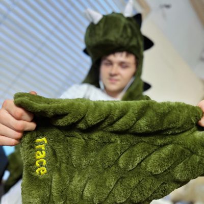 Custom embroidered blanket for a unique gift from The Print Plug in Nampa