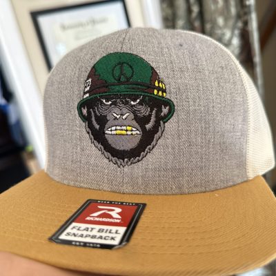 Customized hat with business logo at The Print Plug