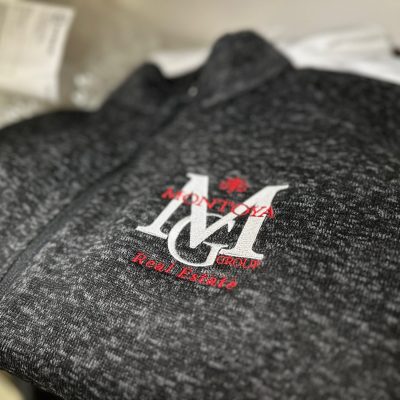 Custom embroidered shirts for a company in Nampa, Idaho
