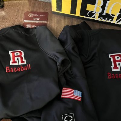 Custom embroidered jackets for a bowling team in Boise