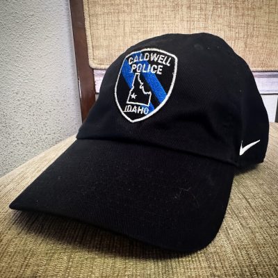 Custom embroidered hat for a local law enforcement organization in Nampa