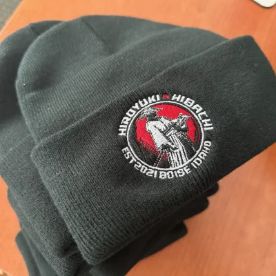 Customized beanies with fine detail embroidery