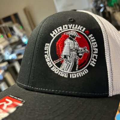 Custom embroidered hat for a local restaurant in Nampa, Idaho