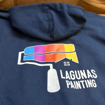 Custom HTV print on vinyl shirt for local painting company near Nampa