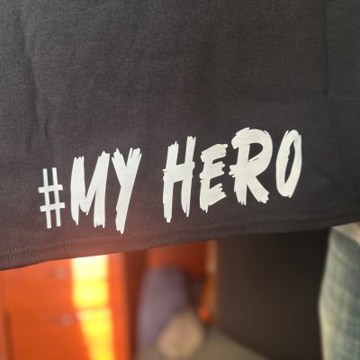 Custom HTV print on a custom vinyl t-shirt by The Print Plug in Nampa