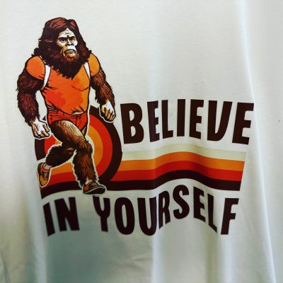 Custom HTV print on a t-shirt at The Print Plug in Nampa