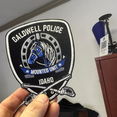 Custom patch for a local law enforcement agency near Nampa, Idaho