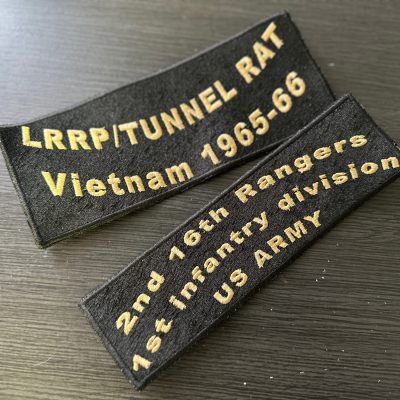 Custom made patch for a veteran's vest made by The Print Plug in Nampa